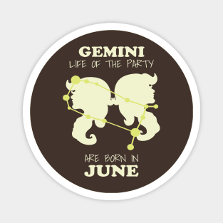 Funny Gemini Zodiac Magnet